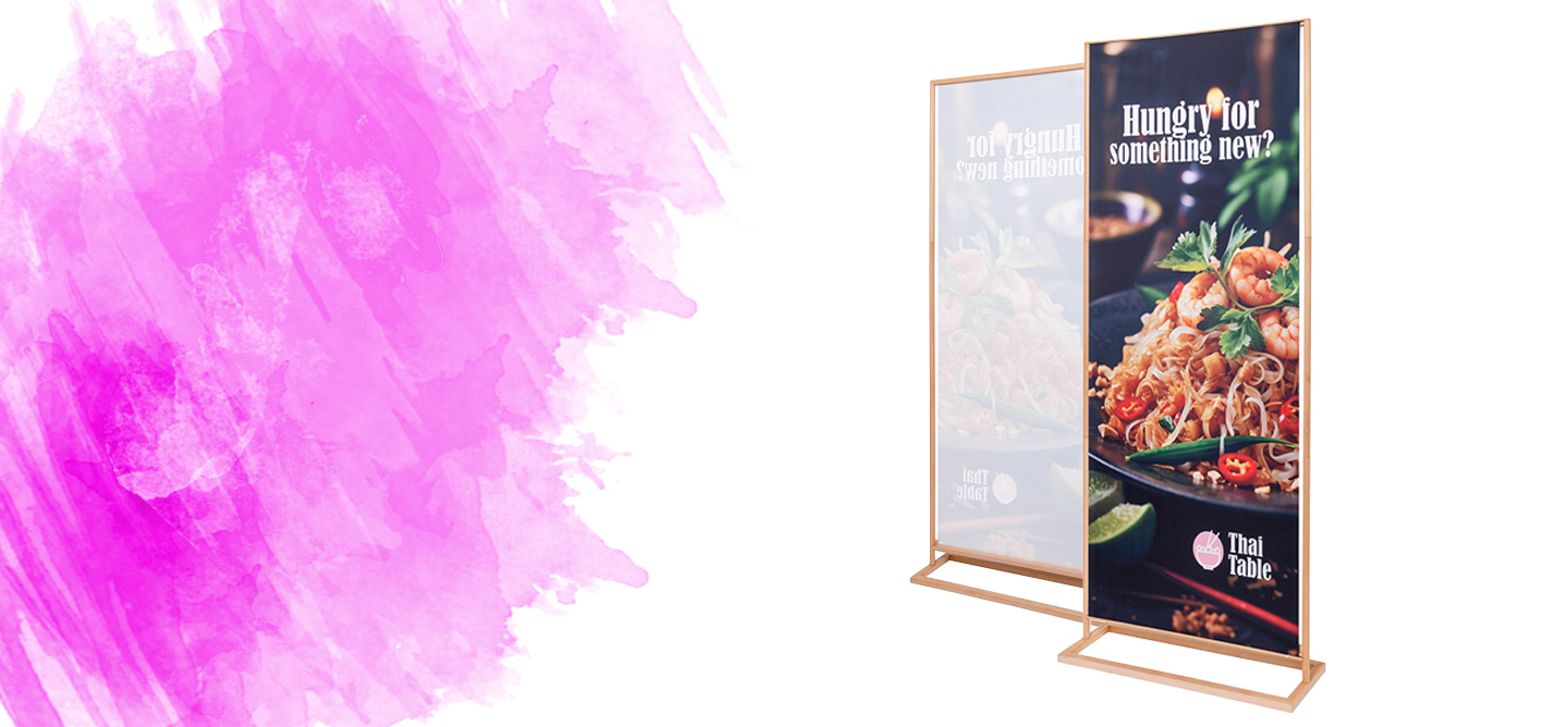 Bannerdisplay Holz